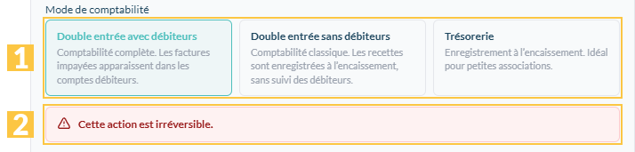 Le choix de la double entrée