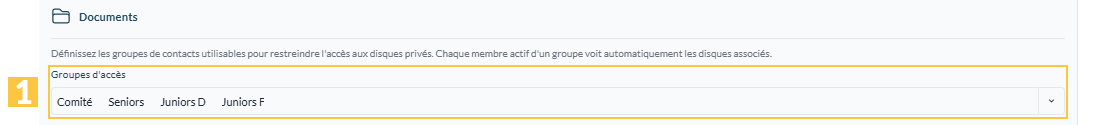 L'onglet « Documents »